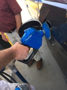 Filling up a tank with American Ethanol