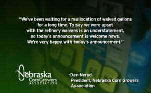 Statement from Dan Nerud, President of NeCGA